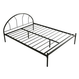 Cama Full de Metal 194x135 cm Negra