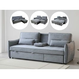 Sofá Cama 208x86x85 cm Azul