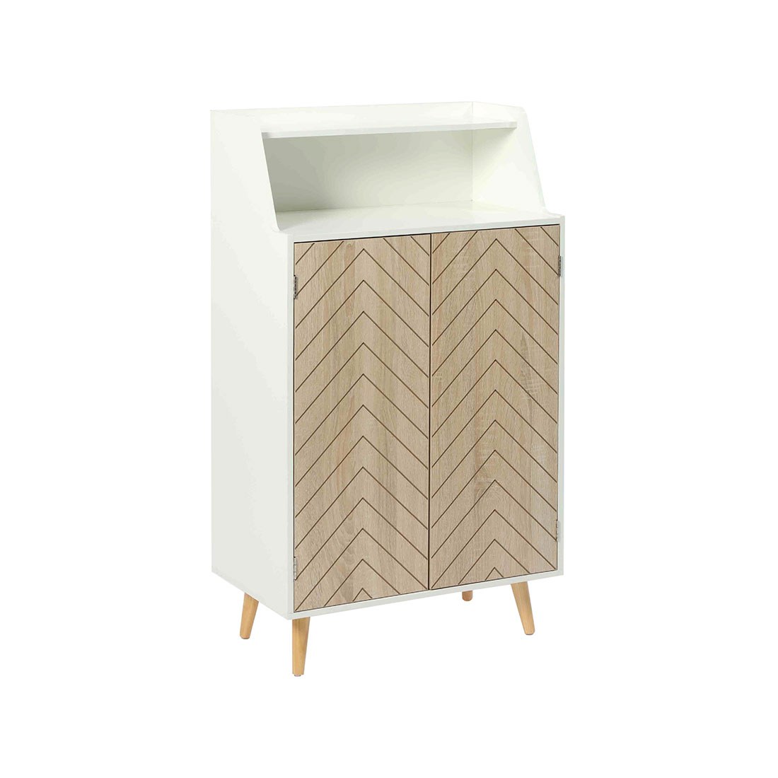 Aparador 5 repisas MDF 60 x 35.1 x 105 cm