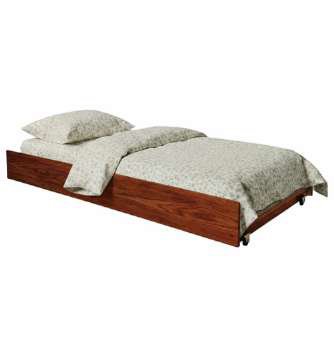 Cama auxiliar individual de madera de pino