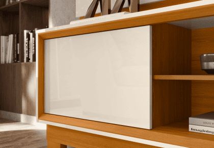 Centro de Entretenimiento SIena 75" Cumaru Opala – vista del producto