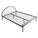 Cama Full de Metal 194x135 cm Negra