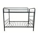 Cama Camarote de Metal 190x97x170 cm Negra