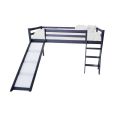 Cama infantil alta con tobogán