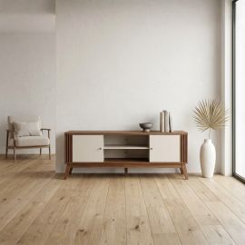 Mueble para TV blanco hueso 160 cm