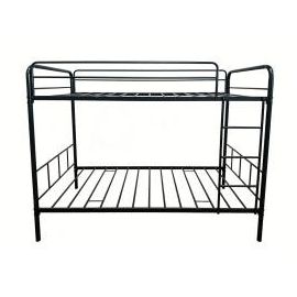 Cama Camarote de Metal 190x97x170 cm Negra