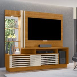 Centro de Entretenimiento Frizz Plus Cinamomo Off White 60"