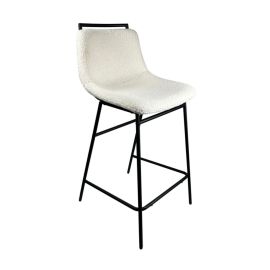 Banco alto tela Beige 43 x 51 x 91 cm