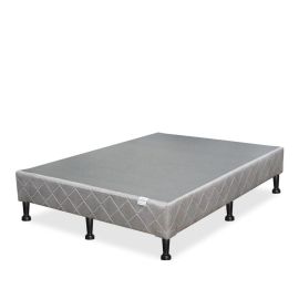 Base para Cama Matrimonial Tapizada Gris