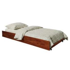 Cama auxiliar individual de madera de pino
