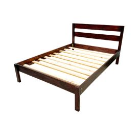 Cama Matrimonial en Madera de Pino