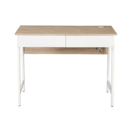 Escritorio con Gavetas y Puertos USB Lira Haya 100x76x48 cm