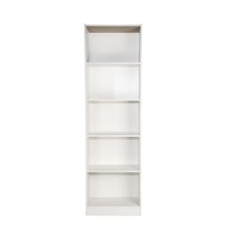 Estante 5 niveles blanco melamina 60 x 30 x 203 cm