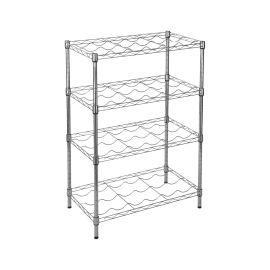 Estante para botellas metal 35 x 60 x 90 cm