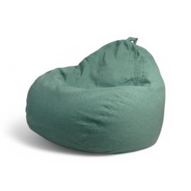 Puff pera tela verde 100 x 120 cm