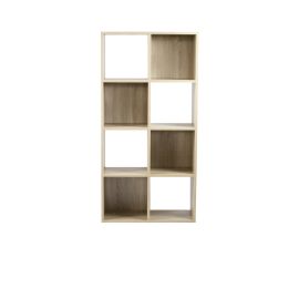 Librero de Cubos Noa Roble 61.5x122.5x29.5 cm