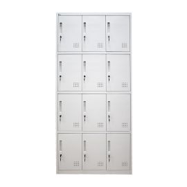 Locker Metálico 12 Compartimientos con Llave
