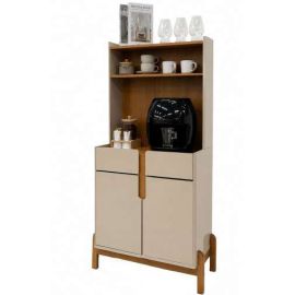 Mesa auxiliar blanco hueso 81 cm