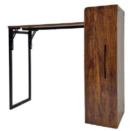 Mesa de bar con extensión 122 x 44.5 x 108 cm