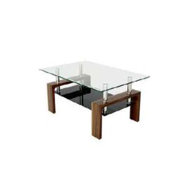 Mesa de centro rectangular 90 x 60 x 43 cm