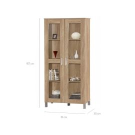 Mueble de cocina 2 puertas melamina 80 x 41 x 170 cm