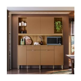 Mueble de Cocina Multiuso 180 cm Caramelo