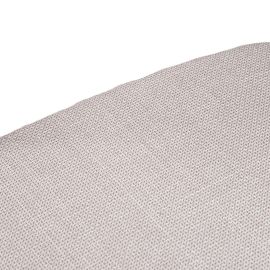 Silla de comedor metal y tela 53.5 x 49.5 x 80 cm
