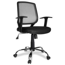Silla Ejecutiva de Malla Pina Negra
