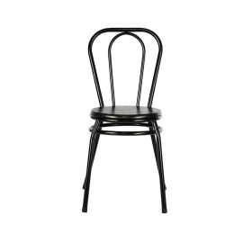 Silla metal y melamina 46 x 38 x 85 cm