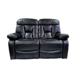 Sillón reclinable doble negro
