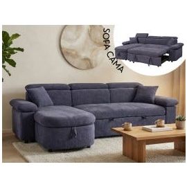 Sofá Cama 240x91/157x76/90 cm