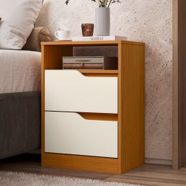 Mesa de Noche Sole Cinamomo Off White 