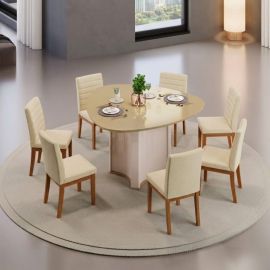 Juego de comedor Chanel de 6 puestos 
