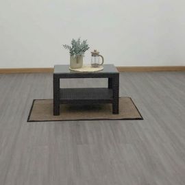 Mesa de centro plástico con vidrio