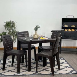 Silla roble sin brazos cafe 