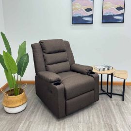 Sofa Reclinable Cafe 1 puesto