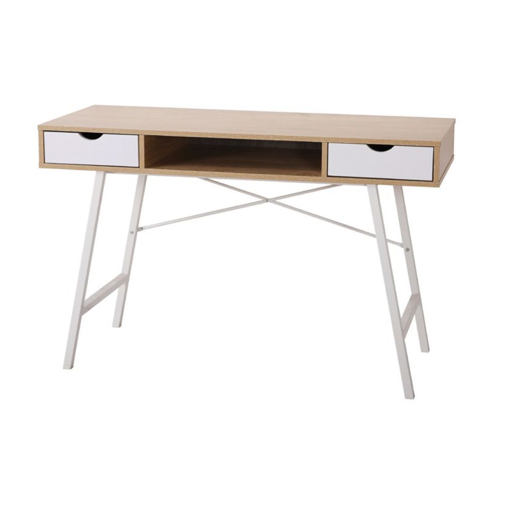 Escritorio metal y MDF 80 x 45 x 75 cm