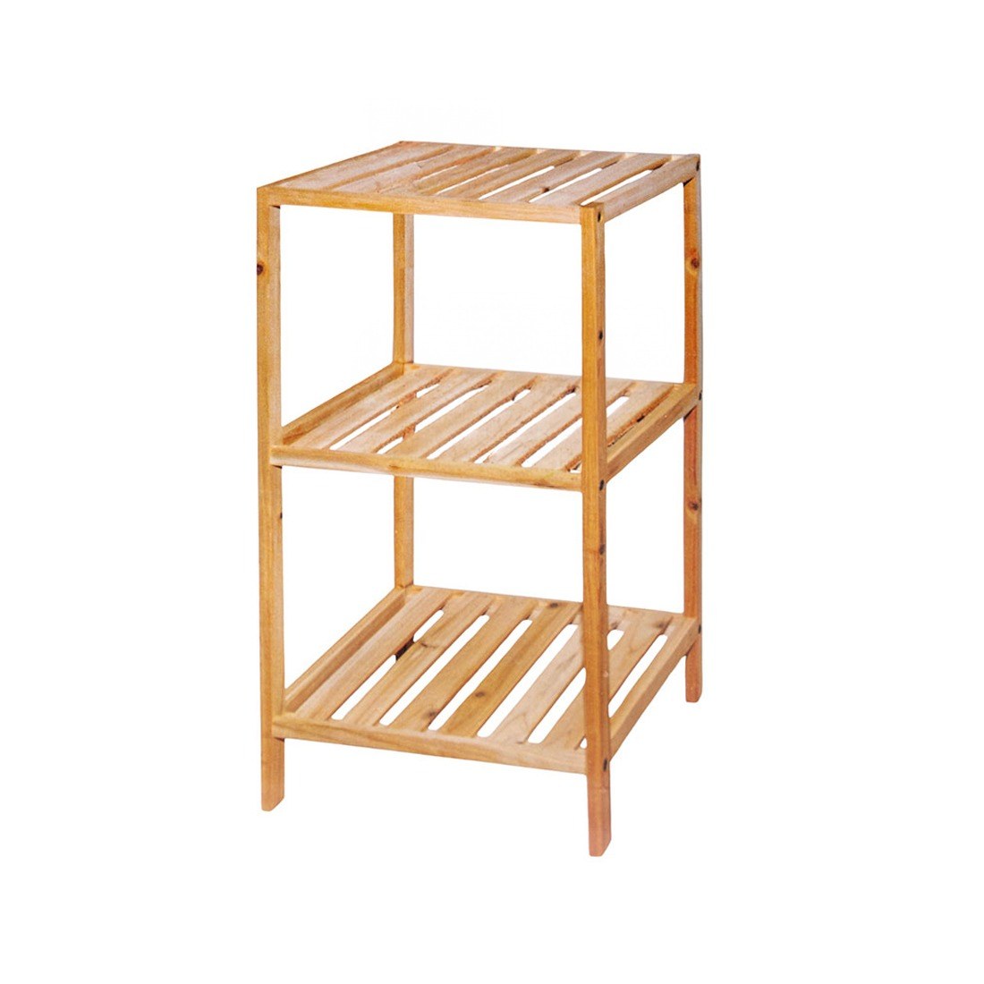 Estante 3 niveles madera 35 x 30 x 70 cm