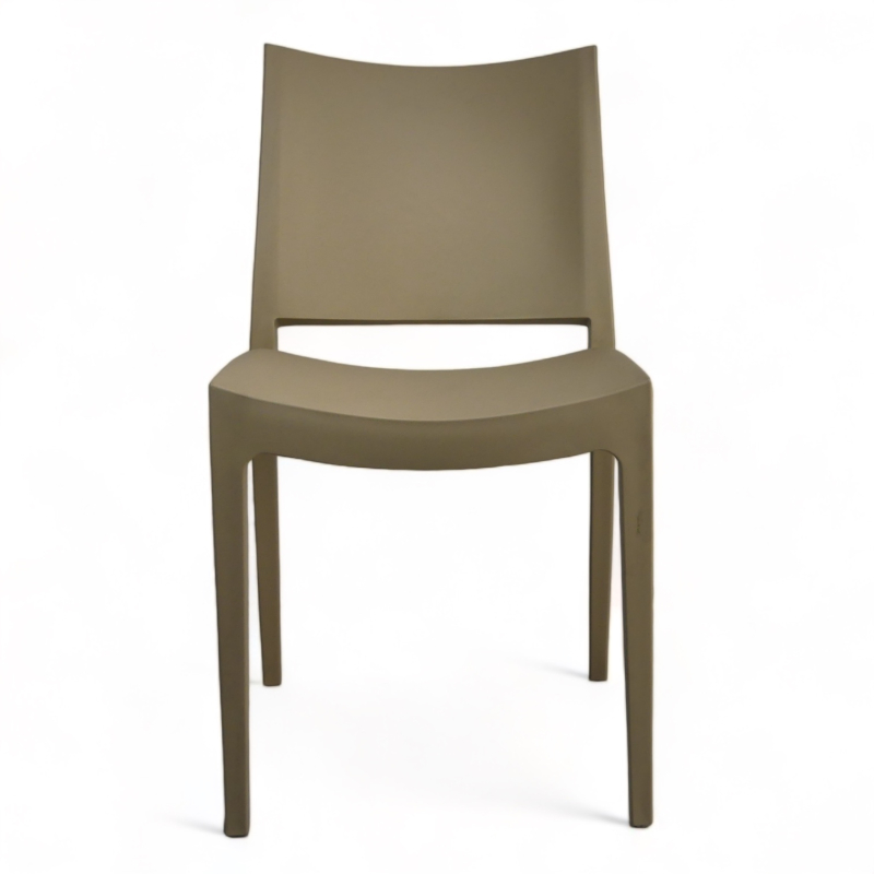 Silla multiuso apilable de polipropileno
