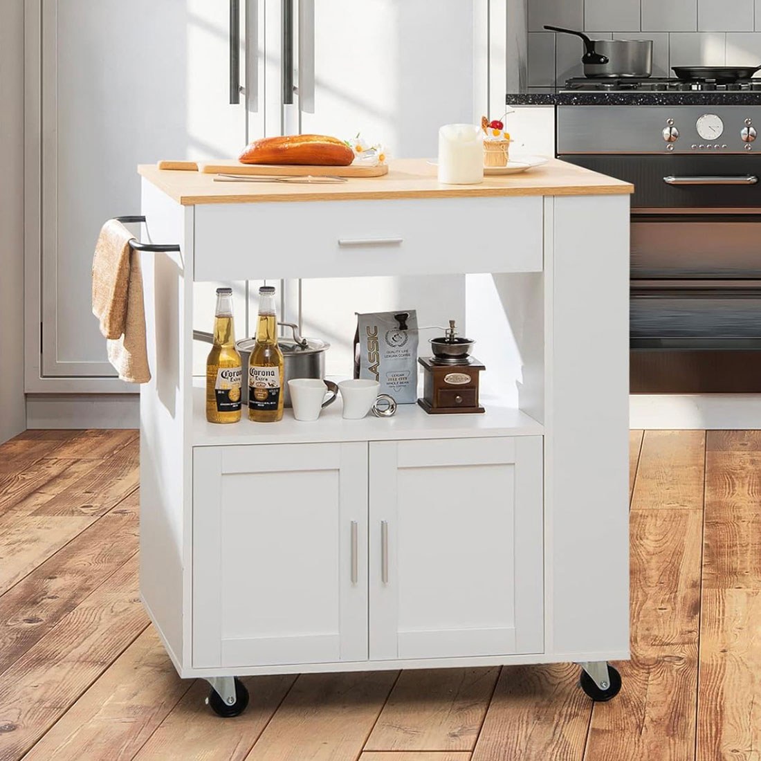 Isla para cocina MDF 75 x 50 x 92 cm