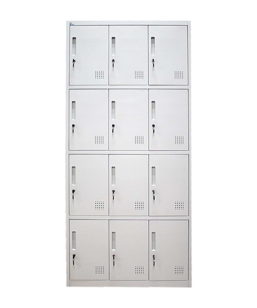 Locker Metálico 12 Compartimientos con Llave