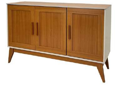 Mesa auxiliar blanco hueso 130 cm