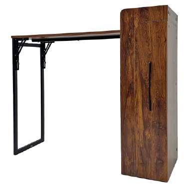 Mesa de bar con extensión 122 x 44.5 x 108 cm