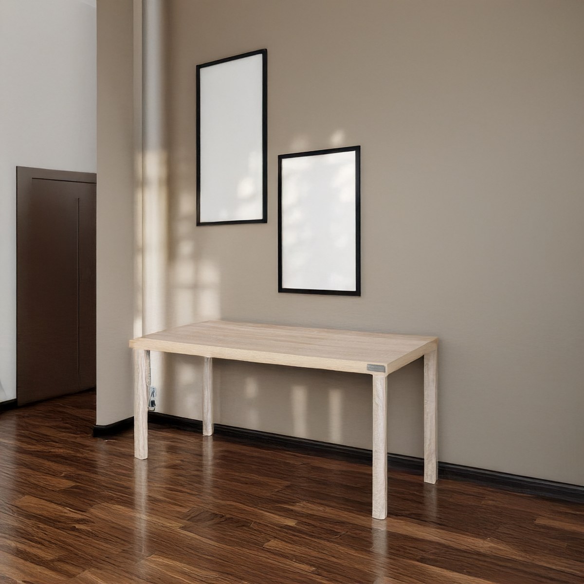 Mesa de Centro Bruma Roble 90x44x45 cm ambientado