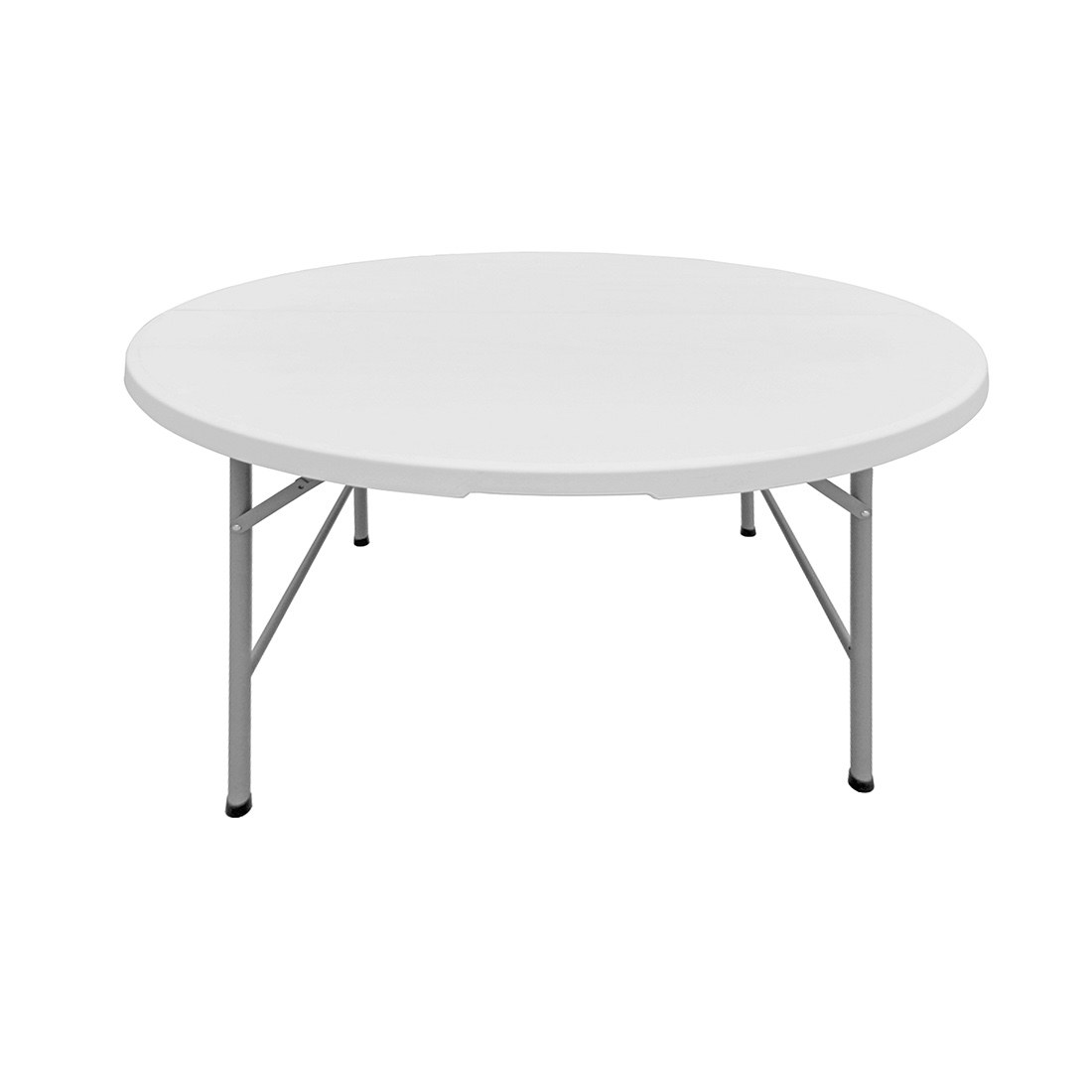 Mesa plegable redonda resina 150 x 150 x 74 cm