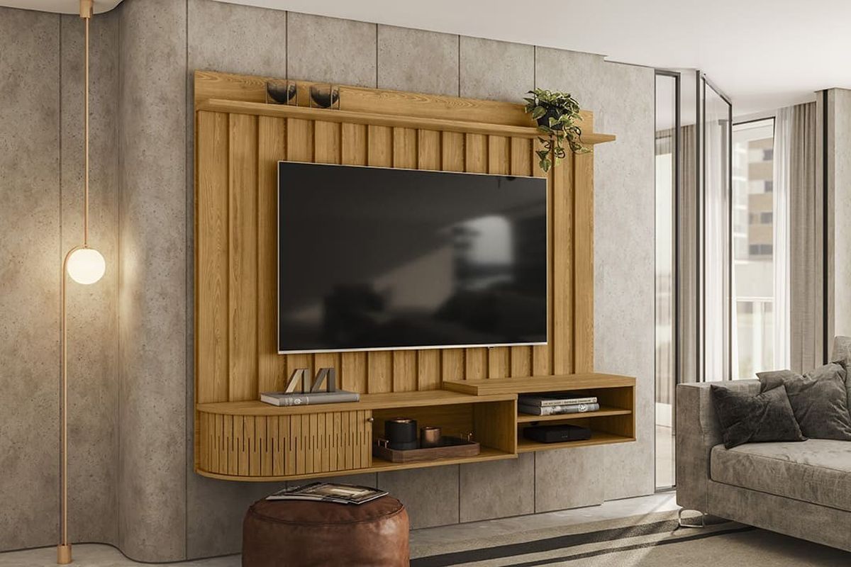 Panel Para TV Imola Camaru 75" – foto ambientada