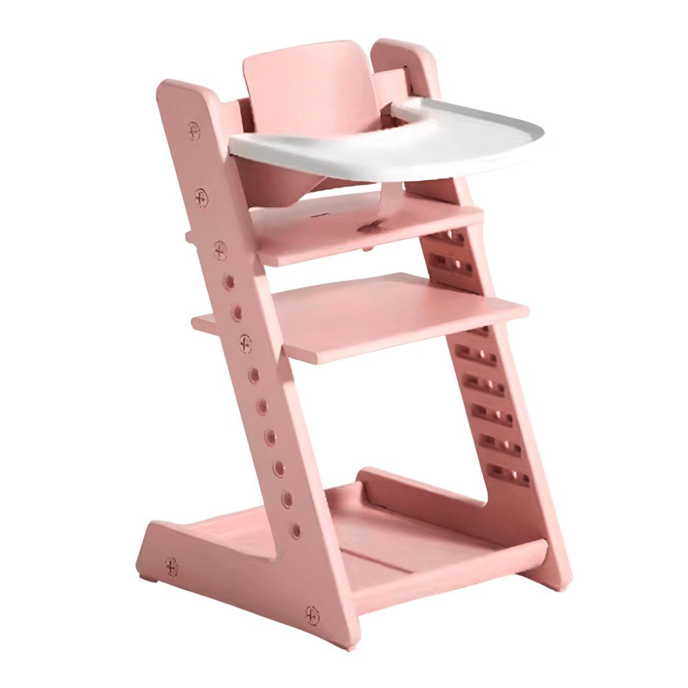 Silla de comer para bebé Tarvo Rosada