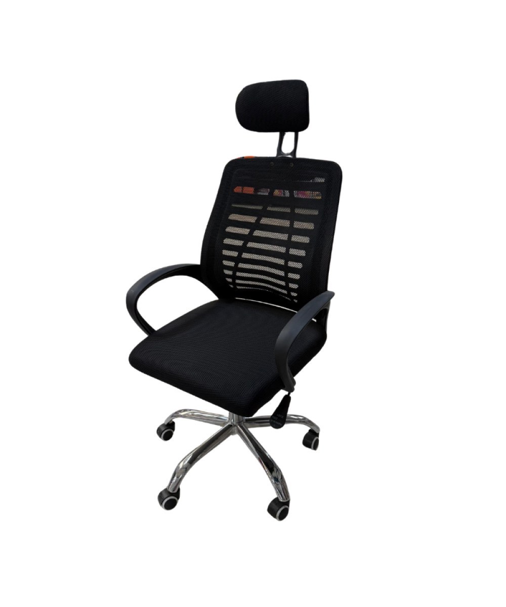 Silla de Oficina Ergonómica en Malla con Cabecera