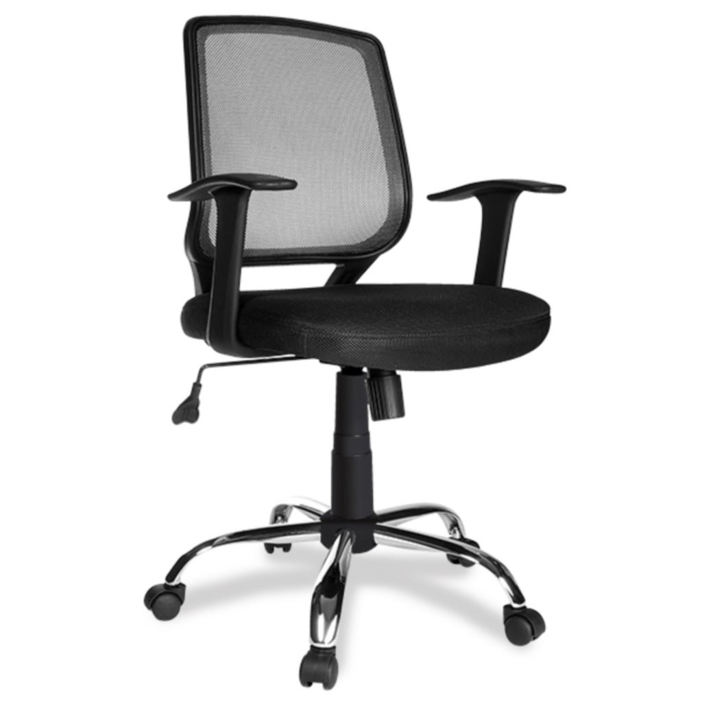 Silla Ejecutiva de Malla Pina Negra