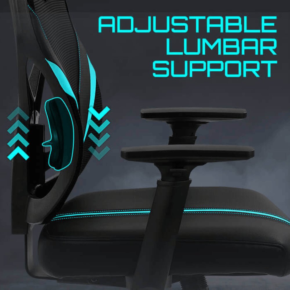 Silla de oficina ergonómica Hiro Negra